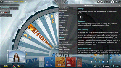 Ice Fishing Settings